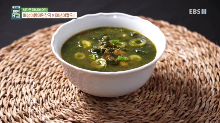 Korean food recipe Maesang-i Hwangtae Doenjangguk