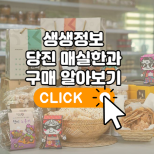 생생정보 미스터리 매실한과