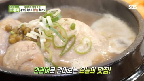 생방송투데이 살맛나는오늘 수도권 최고의 삼계탕