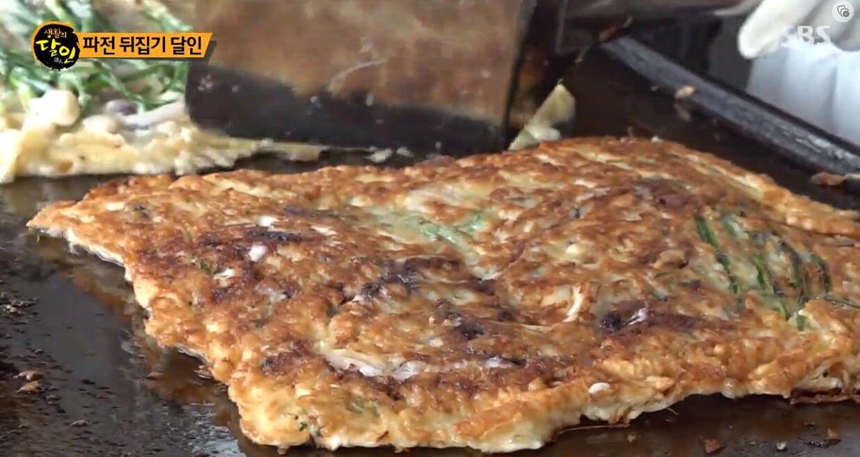 생방송오늘저녁 기왓장 대왕파전