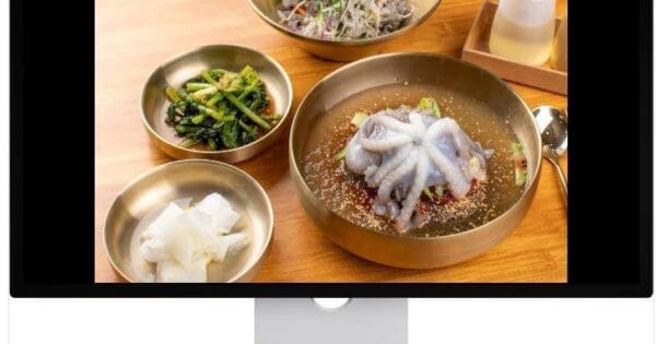 오늘엔 분식왕 산낙지냉면