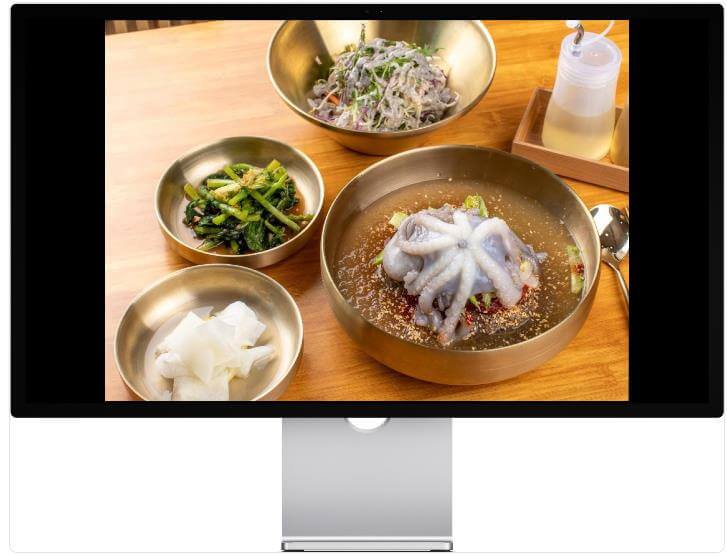 오늘엔 분식왕 산낙지냉면