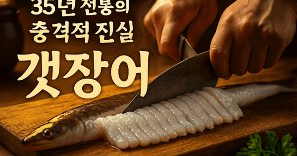 한국인의 밥상 힘나는 보양 생선 고성 갯장어 썸네일